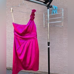 Pink single strap dress 💞